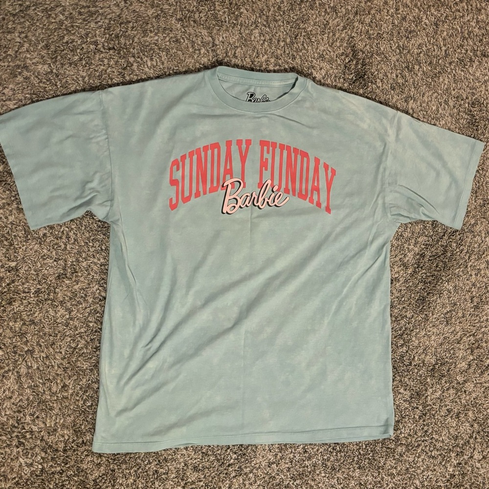 Barbie Sunday Funday Oversized TShirt